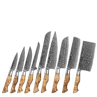 "Kazoku" Limited Edition Damascus Knife Set